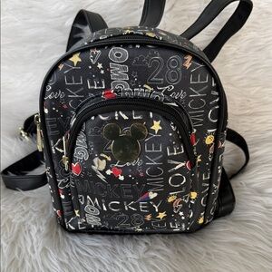 Mickey Mouse Disney parks Black Backpack